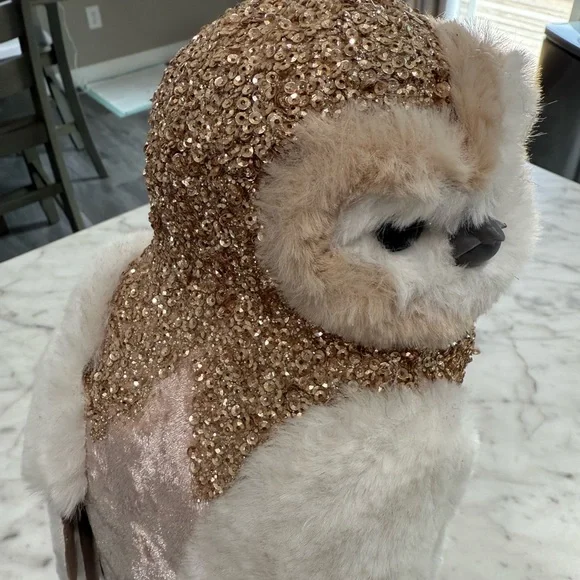 Owl Christmas Decor Ornament
Macy's Plush Owl with Gold and White Details - Picture 8 of 9